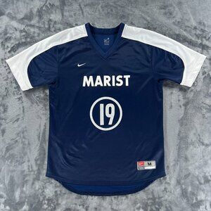 Nike Team Soccer Jersey Men M Vintage Y2K Marist Academy Private School Team